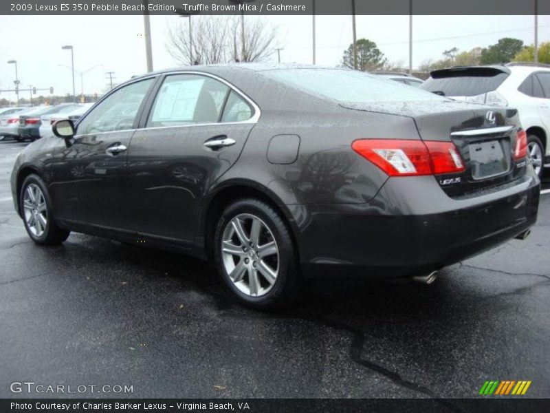 Truffle Brown Mica / Cashmere 2009 Lexus ES 350 Pebble Beach Edition