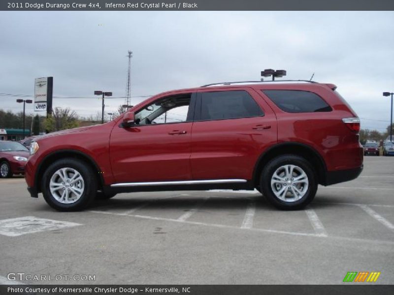  2011 Durango Crew 4x4 Inferno Red Crystal Pearl