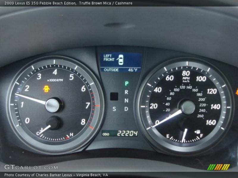 Truffle Brown Mica / Cashmere 2009 Lexus ES 350 Pebble Beach Edition
