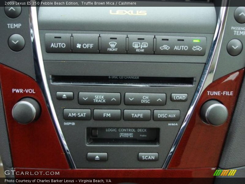 Truffle Brown Mica / Cashmere 2009 Lexus ES 350 Pebble Beach Edition