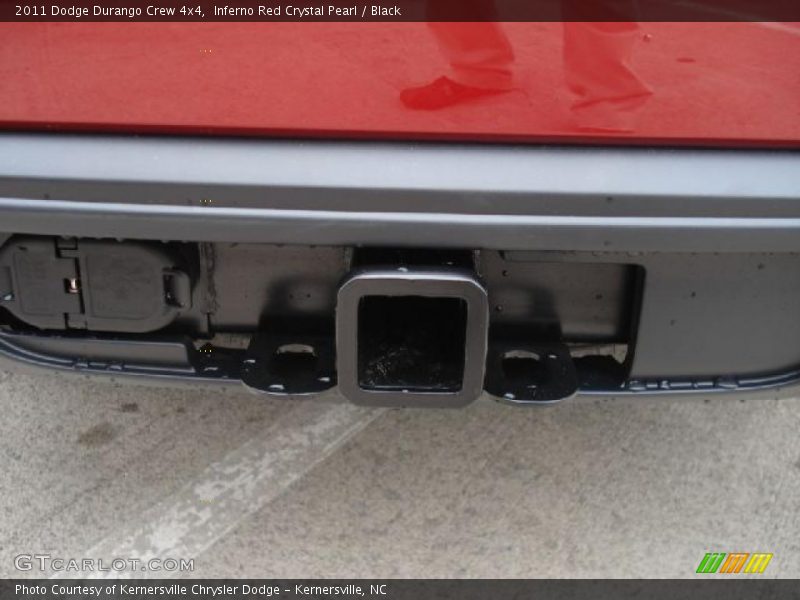 Inferno Red Crystal Pearl / Black 2011 Dodge Durango Crew 4x4