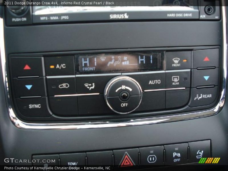 Controls of 2011 Durango Crew 4x4