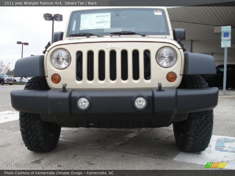 Sahara Tan / Black 2011 Jeep Wrangler Rubicon 4x4