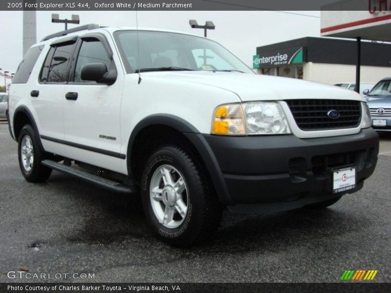 Oxford White / Medium Parchment 2005 Ford Explorer XLS 4x4