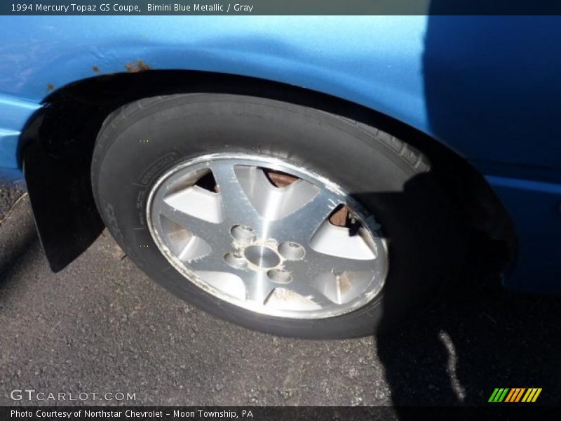 Bimini Blue Metallic / Gray 1994 Mercury Topaz GS Coupe