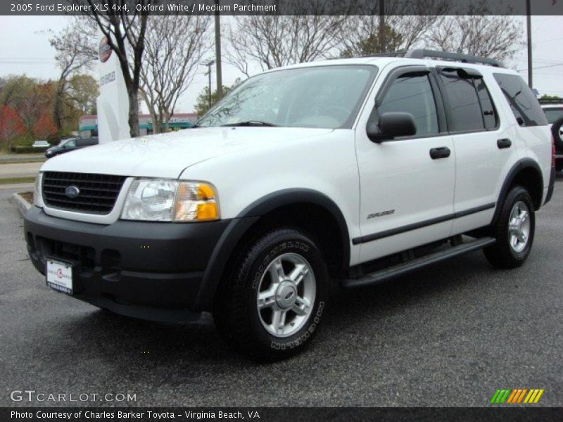Oxford White / Medium Parchment 2005 Ford Explorer XLS 4x4