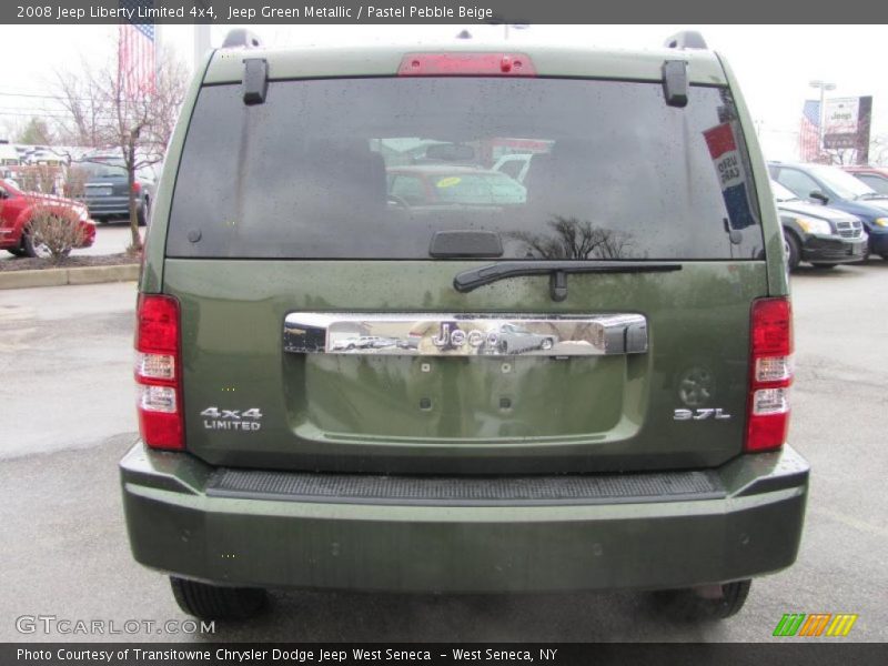 Jeep Green Metallic / Pastel Pebble Beige 2008 Jeep Liberty Limited 4x4