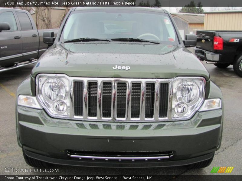 Jeep Green Metallic / Pastel Pebble Beige 2008 Jeep Liberty Limited 4x4