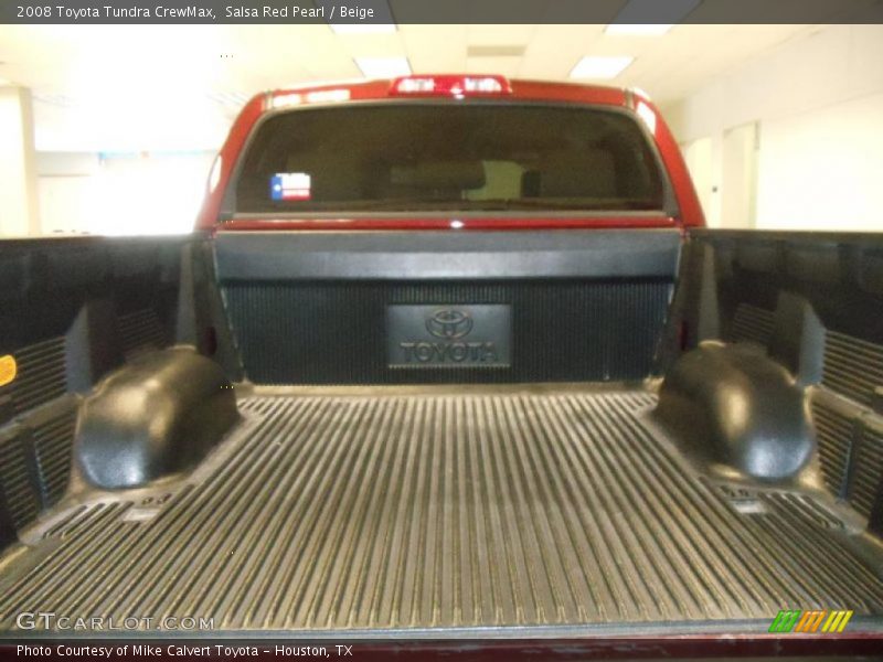Salsa Red Pearl / Beige 2008 Toyota Tundra CrewMax