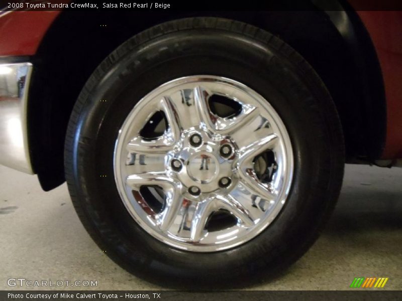 Salsa Red Pearl / Beige 2008 Toyota Tundra CrewMax