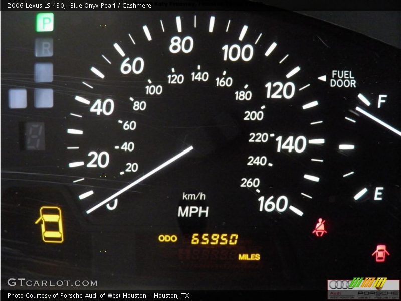 Blue Onyx Pearl / Cashmere 2006 Lexus LS 430