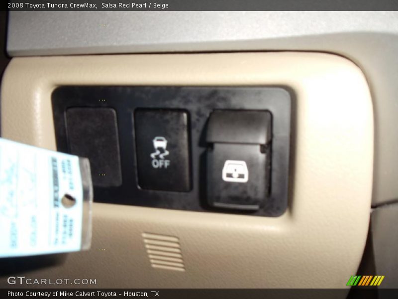 Salsa Red Pearl / Beige 2008 Toyota Tundra CrewMax