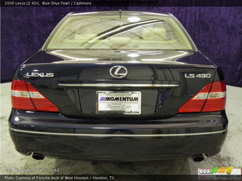 Blue Onyx Pearl / Cashmere 2006 Lexus LS 430