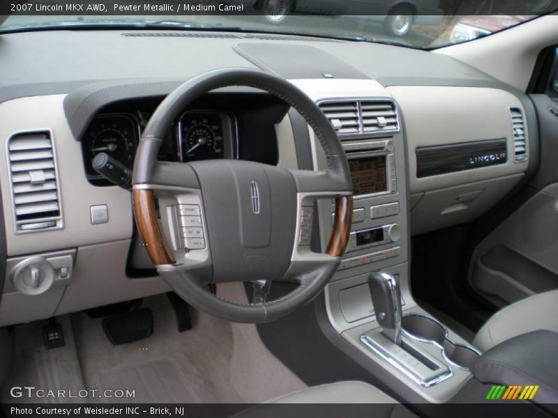 Pewter Metallic / Medium Camel 2007 Lincoln MKX AWD