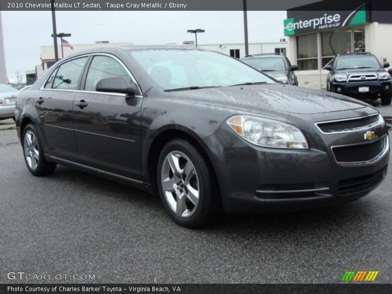 Taupe Gray Metallic / Ebony 2010 Chevrolet Malibu LT Sedan