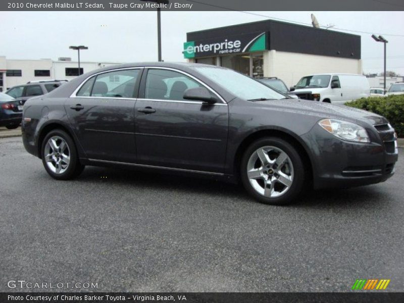 Taupe Gray Metallic / Ebony 2010 Chevrolet Malibu LT Sedan