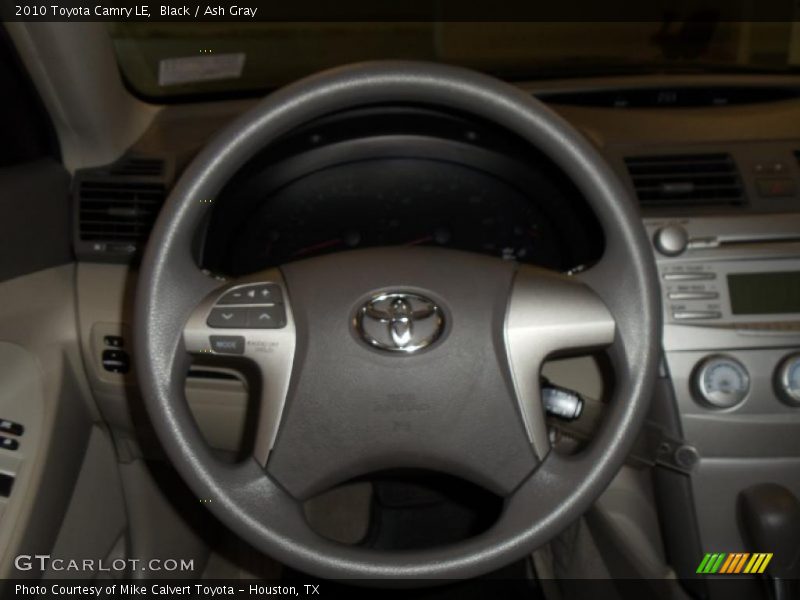 Black / Ash Gray 2010 Toyota Camry LE