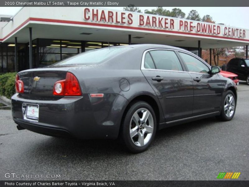 Taupe Gray Metallic / Ebony 2010 Chevrolet Malibu LT Sedan
