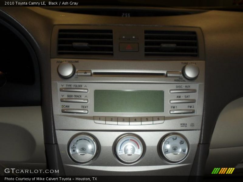 Black / Ash Gray 2010 Toyota Camry LE