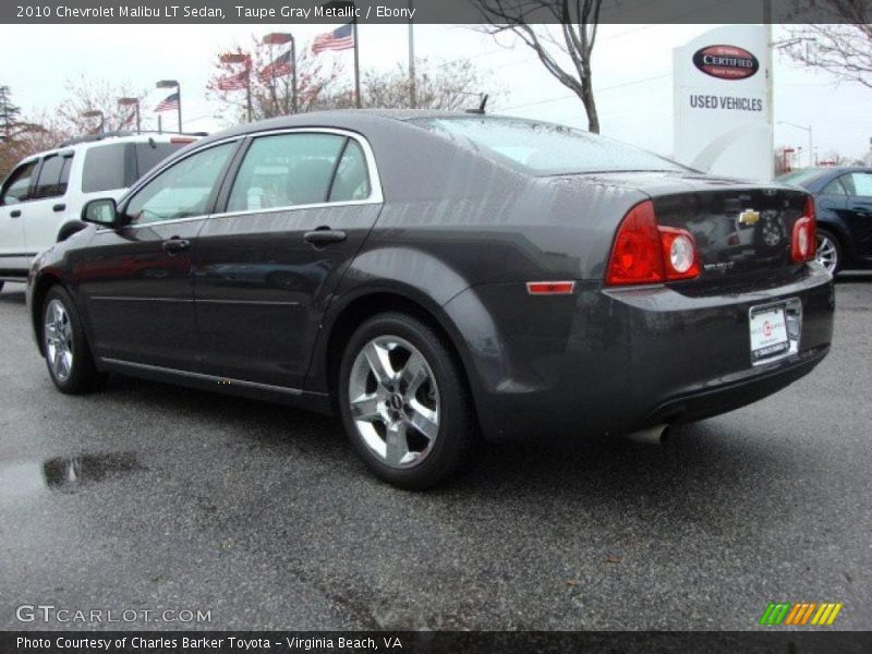 Taupe Gray Metallic / Ebony 2010 Chevrolet Malibu LT Sedan