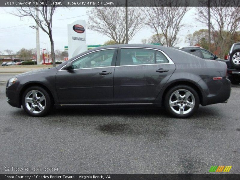 Taupe Gray Metallic / Ebony 2010 Chevrolet Malibu LT Sedan
