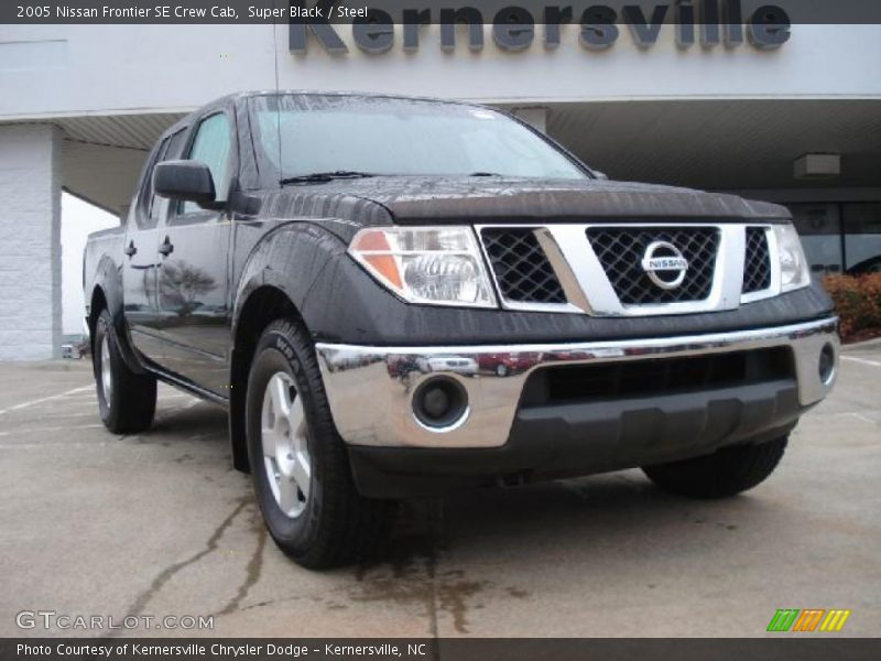 Super Black / Steel 2005 Nissan Frontier SE Crew Cab