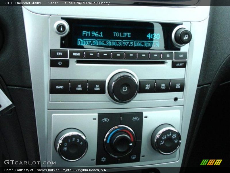 Taupe Gray Metallic / Ebony 2010 Chevrolet Malibu LT Sedan