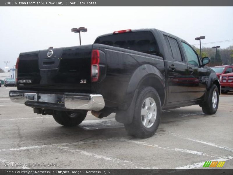Super Black / Steel 2005 Nissan Frontier SE Crew Cab