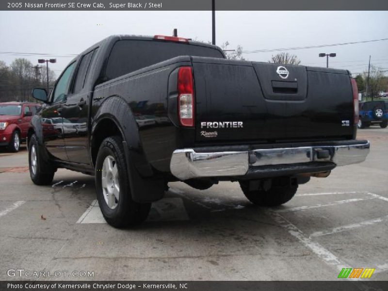 Super Black / Steel 2005 Nissan Frontier SE Crew Cab