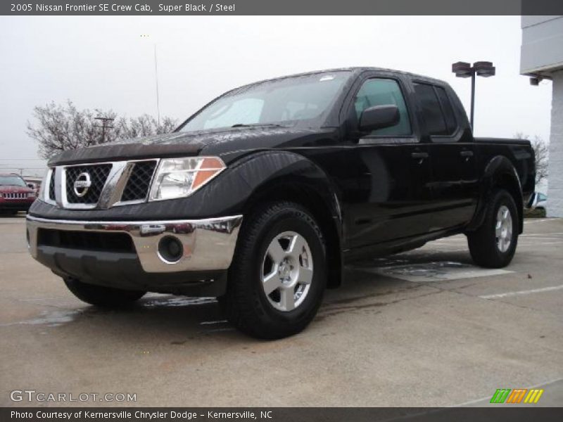 Super Black / Steel 2005 Nissan Frontier SE Crew Cab
