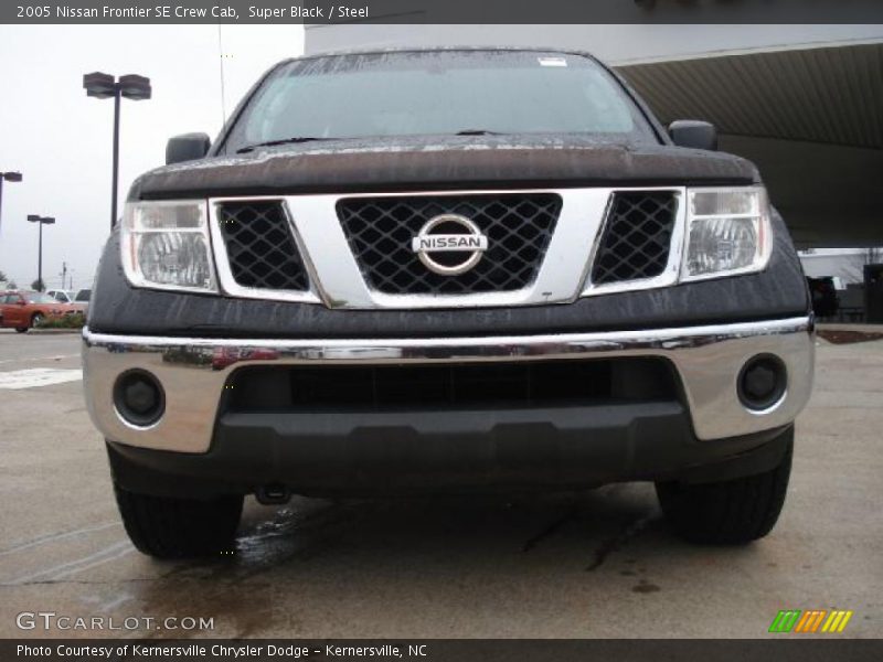 Super Black / Steel 2005 Nissan Frontier SE Crew Cab