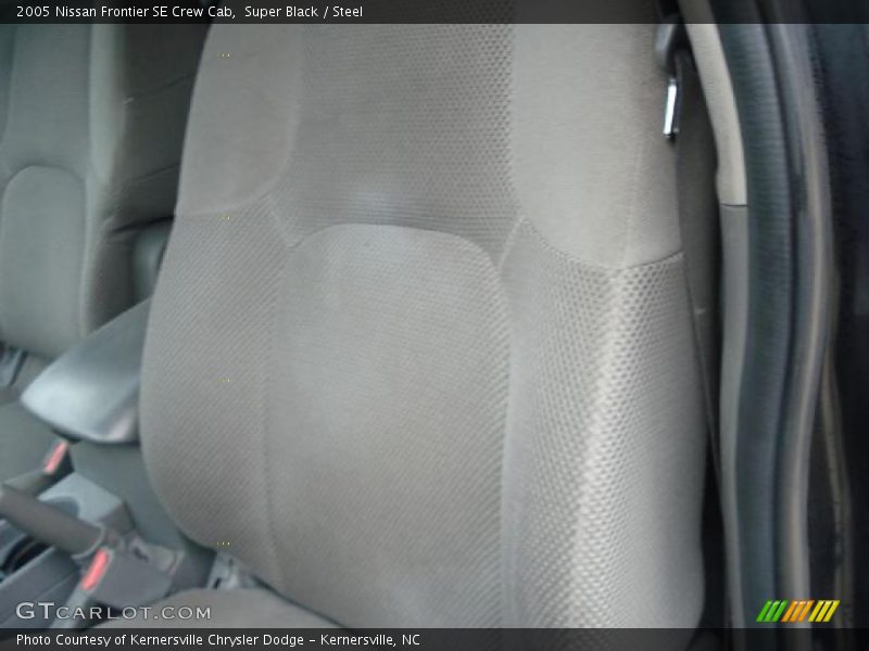 Super Black / Steel 2005 Nissan Frontier SE Crew Cab