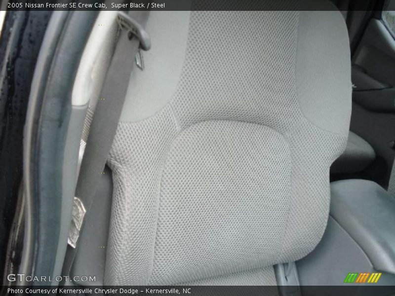 Super Black / Steel 2005 Nissan Frontier SE Crew Cab