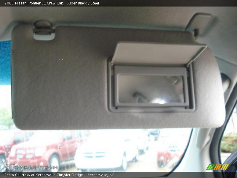 Super Black / Steel 2005 Nissan Frontier SE Crew Cab