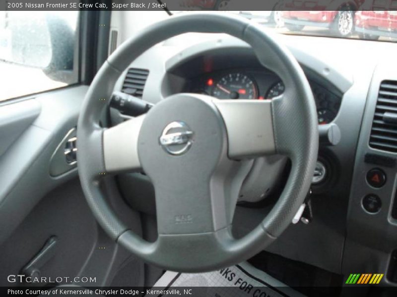 Super Black / Steel 2005 Nissan Frontier SE Crew Cab