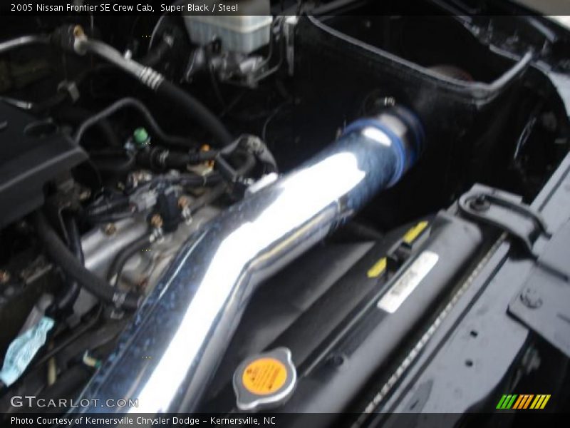 Super Black / Steel 2005 Nissan Frontier SE Crew Cab