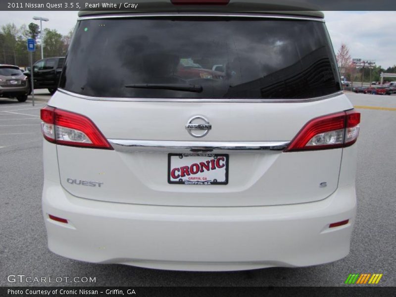 Pearl White / Gray 2011 Nissan Quest 3.5 S