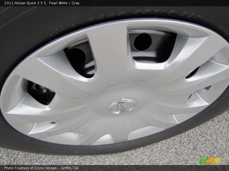 Pearl White / Gray 2011 Nissan Quest 3.5 S