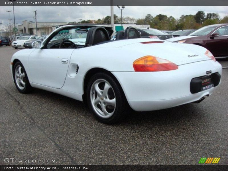 Glacier White / Metropol Blue 1999 Porsche Boxster