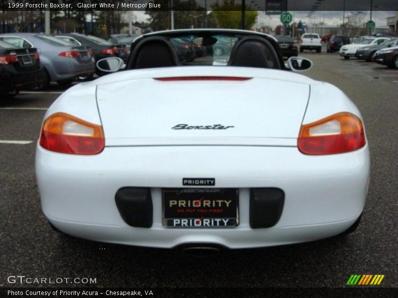 Glacier White / Metropol Blue 1999 Porsche Boxster
