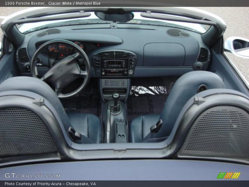 Glacier White / Metropol Blue 1999 Porsche Boxster