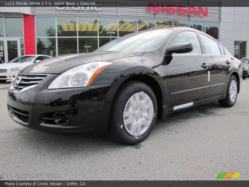 Super Black / Charcoal 2011 Nissan Altima 2.5 S