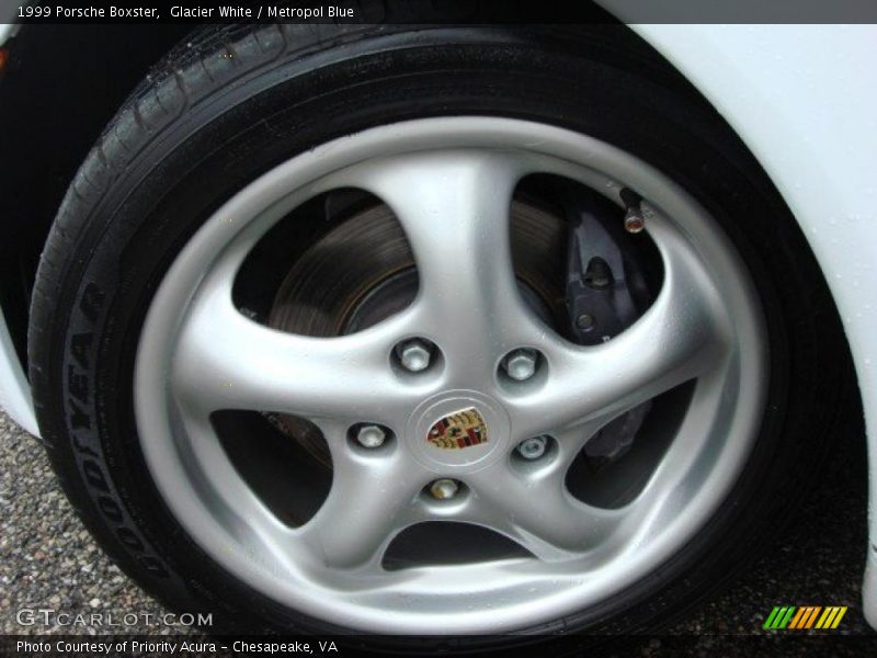 Glacier White / Metropol Blue 1999 Porsche Boxster