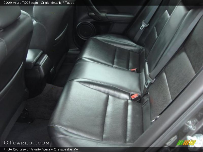 Grigio Metallic / Taupe 2009 Acura TSX Sedan