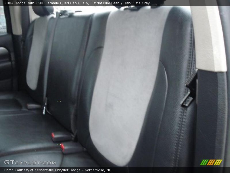 Patriot Blue Pearl / Dark Slate Gray 2004 Dodge Ram 3500 Laramie Quad Cab Dually