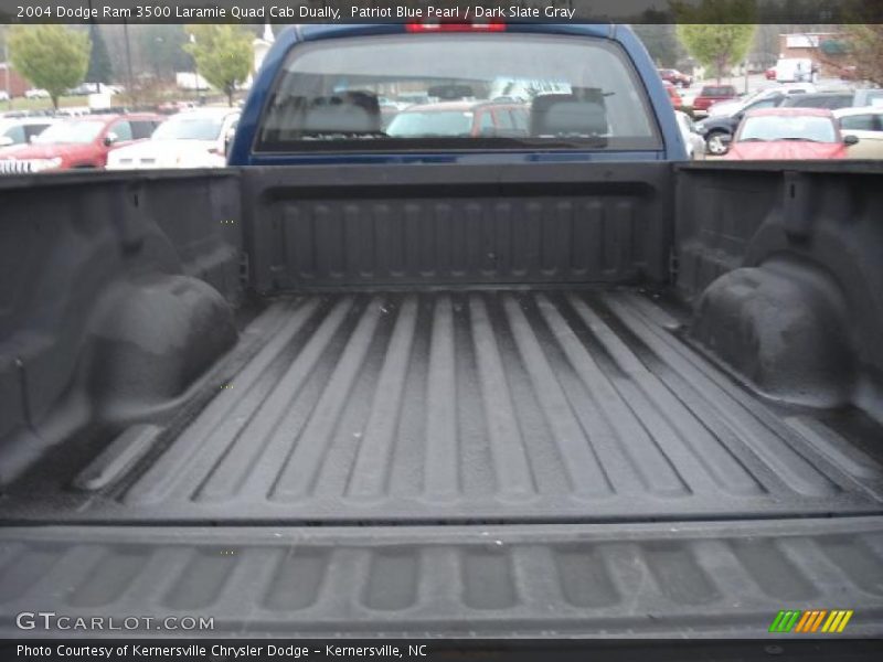 Patriot Blue Pearl / Dark Slate Gray 2004 Dodge Ram 3500 Laramie Quad Cab Dually