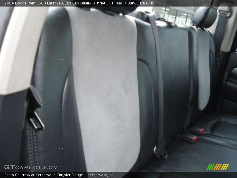 Patriot Blue Pearl / Dark Slate Gray 2004 Dodge Ram 3500 Laramie Quad Cab Dually