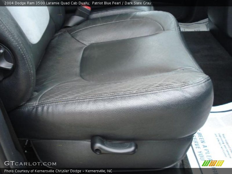 Patriot Blue Pearl / Dark Slate Gray 2004 Dodge Ram 3500 Laramie Quad Cab Dually