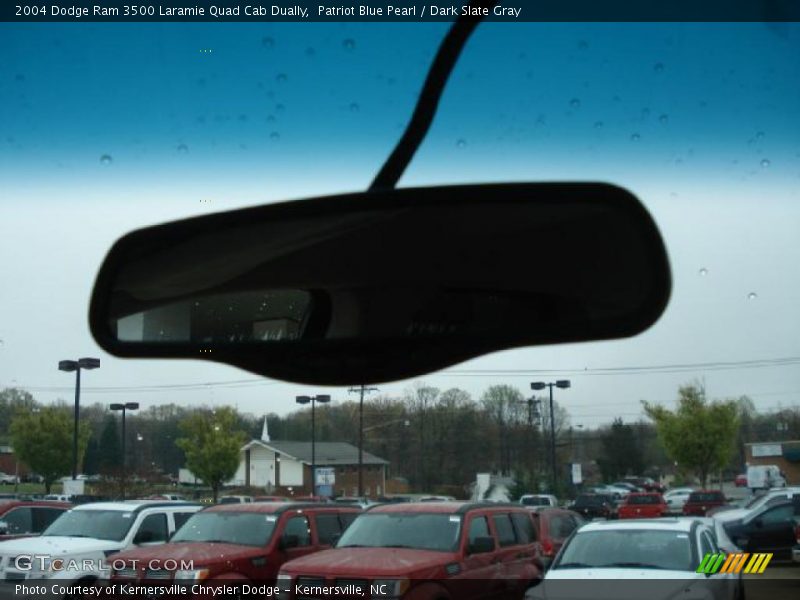 Patriot Blue Pearl / Dark Slate Gray 2004 Dodge Ram 3500 Laramie Quad Cab Dually