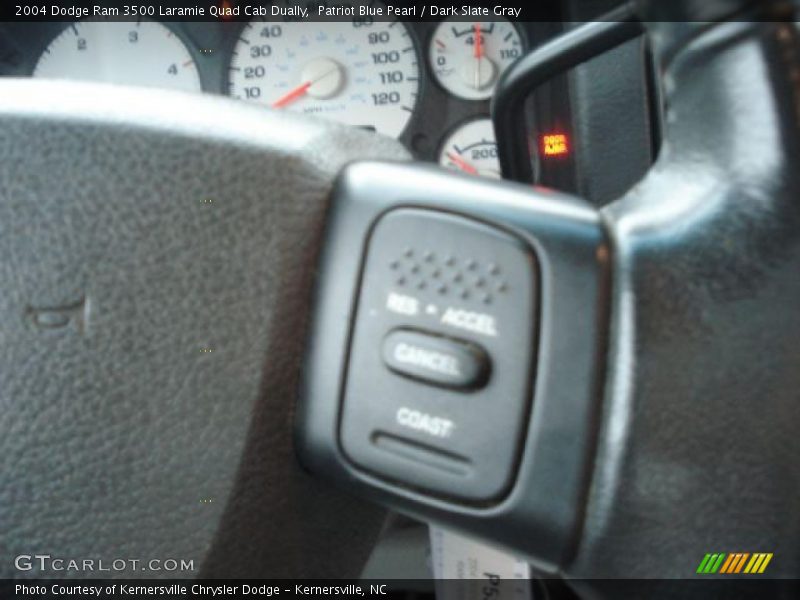 Patriot Blue Pearl / Dark Slate Gray 2004 Dodge Ram 3500 Laramie Quad Cab Dually